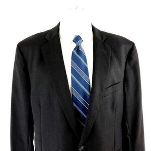 Brooks Brothers 1818 Regent Wool 2 Button Suit Jacket 42R Gray Estrato By Trabal